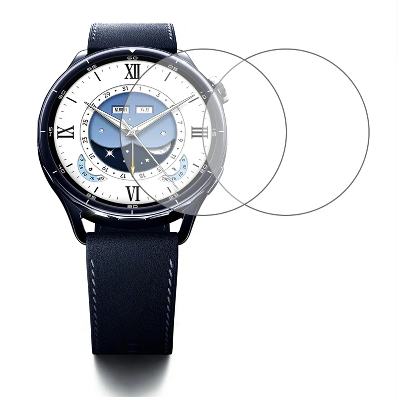 2Pcs For Xiaomi Watch S5 Watch Screen Protector Clear TPU Film - Transparent