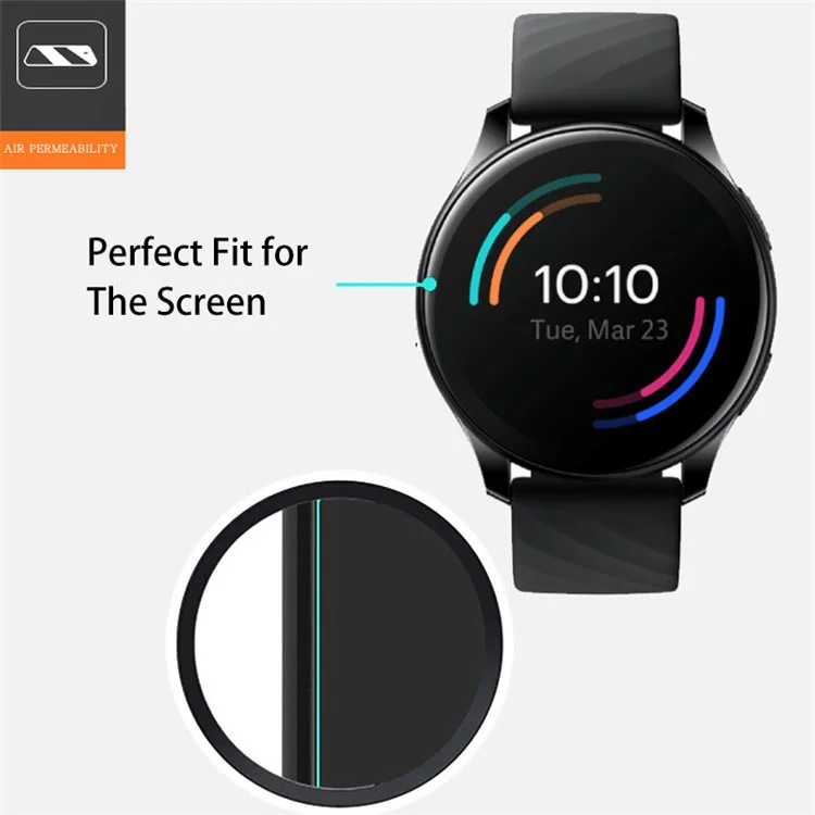 TPU Anti-explosion Scratch Resistant Smart Watch Screen Protector Film for OnePlus Watch D42mm