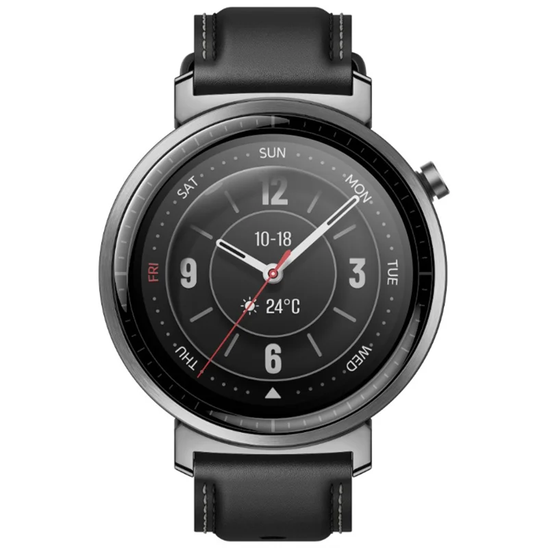 RURIHAI til Honor Watch GS 5 PMMA skærmværn 3D fuld liming Urskærmfilm - Sort