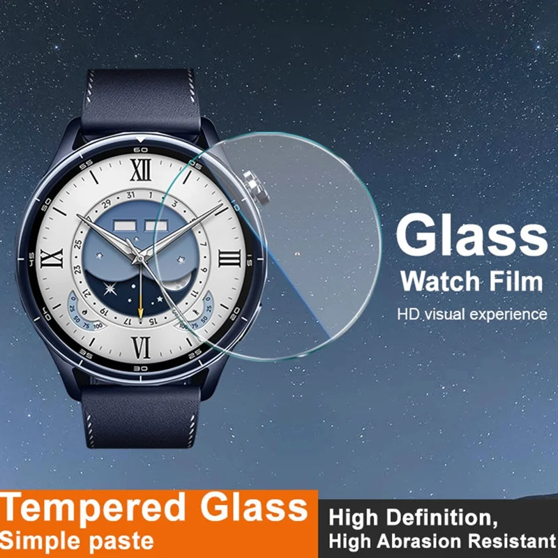 IMAK for Xiaomi Watch S5 Screen Protector Clear Tempered Glass Watch Film - Transparent
