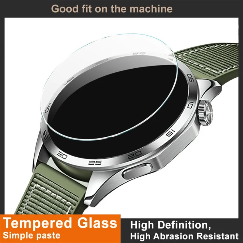 IMAK for Xiaomi Watch S5 Screen Protector Clear Tempered Glass Watch Film - Transparent