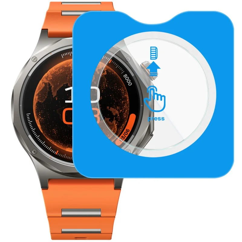 IMAK для Oppo Watch X3 Закаленное стекло Защита экрана с инструментом установки — прозрачная