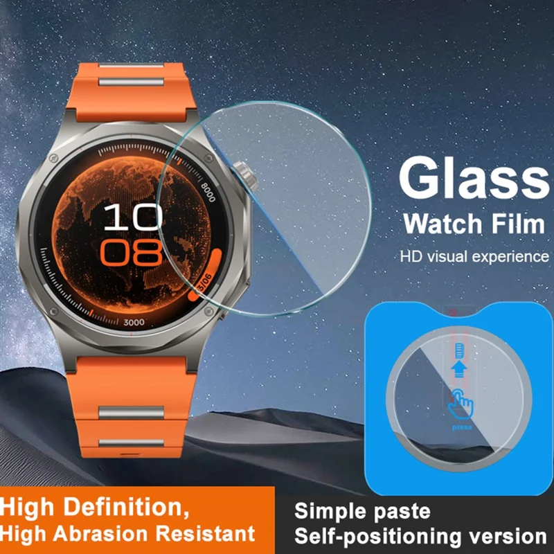 IMAK для Oppo Watch X3 Закаленное стекло Защита экрана с инструментом установки — прозрачная