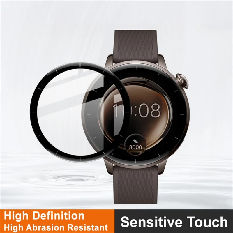 IMAK For Oppo Watch X3 Mini (Mocha Brown  /  Starlight Silver Edition) Screen Protector Anti Scratch PMMA Watch Film - Transparent