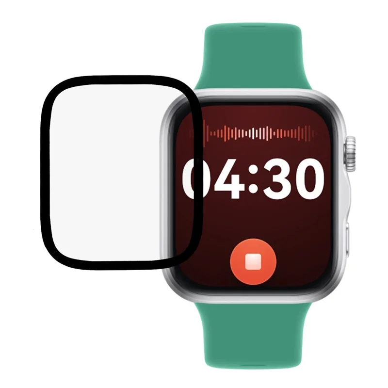 Protection d'écran intégrale pour Huawei Watch Fit 5, bordure noire, film souple en PMMA pour montre connectée
