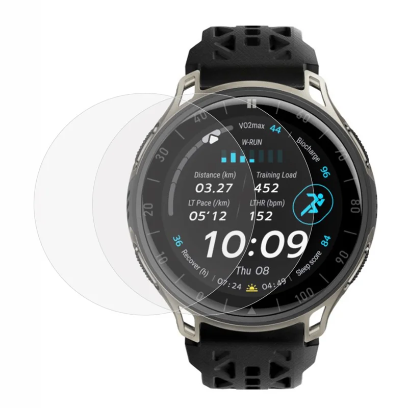 2 pièces pour Huami Amazfit Cheetah 2 Pro Film protecteur d'écran transparent en TPU - Transparent