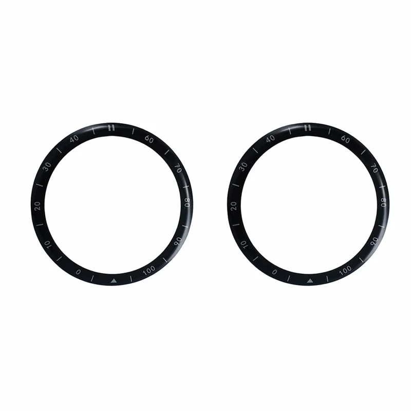 2 pièces / paquet de protecteur d'écran pour Huami Amazfit Cheetah 2 Pro, film clair HD en PMMA pour montre intelligente - Noir