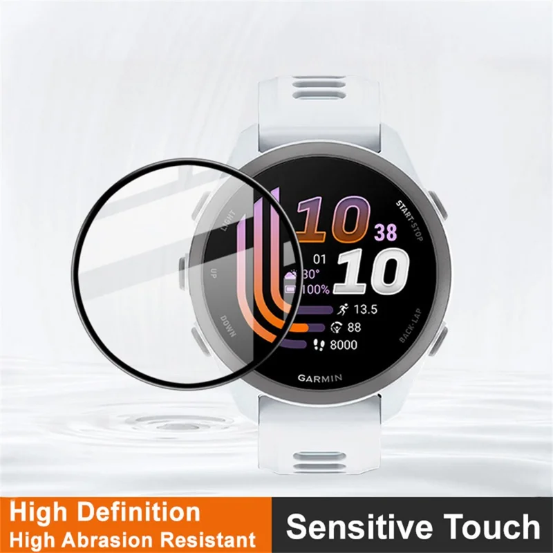 IMAK till Garmin Forerunner 170 Skärmskydd Anti Scratch PMMA Klockfilm - Transparent