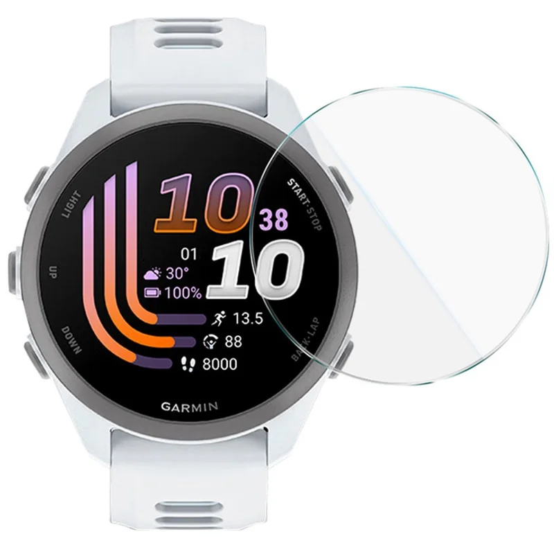 IMAK for Garmin Forerunner 170 Screen Protector Clear Tempered Glass Watch Film - Transparent