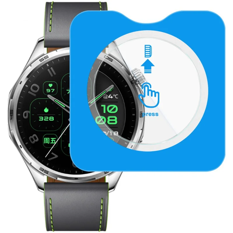 IMAK For Honor Watch 6 Plus Tempered Glass Screen Protector with Installation Tool - Transparent