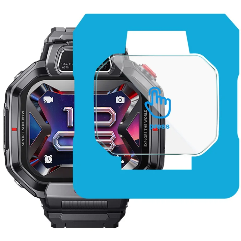 IMAK For Huawei Watch Kids X1 / Watch Kids X1 Pro Tempered Glass Screen Protector with Installation Tool - Transparent