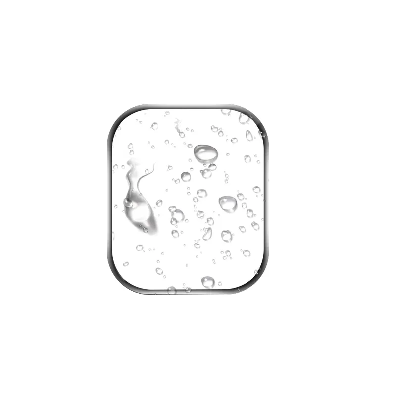 RURIHAI na Xiaomi Redmi Watch 6 Active, folia chroniąca z tworzywa PMMA z pełnym przyklejeniem 3D - Czarny