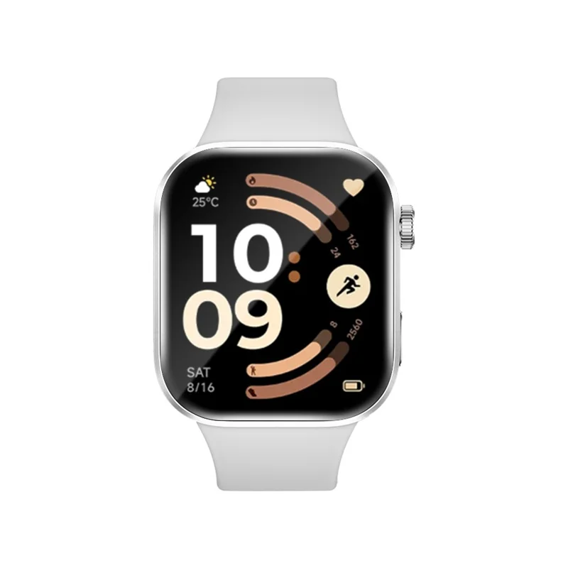 RURIHAI na Xiaomi Redmi Watch 6 Active, folia chroniąca z tworzywa PMMA z pełnym przyklejeniem 3D - Czarny