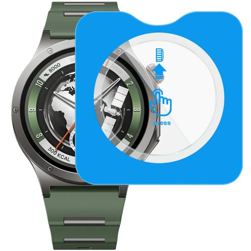 IMAK Für OnePlus Watch 4 43 mm Gehärteter Glas-Schutzfolie mit Montagewerkzeug – Transparent
