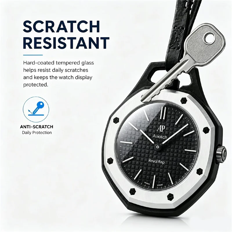 3Pcs For Swatch Royal Pop Tempered Glass Scratch Resistant High Clarity Screen Protector - Clear