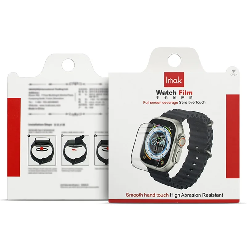 IMAK For Huawei Watch 6 46mm Screen Protector Anti Scratch PMMA Watch Film - Scale Edges