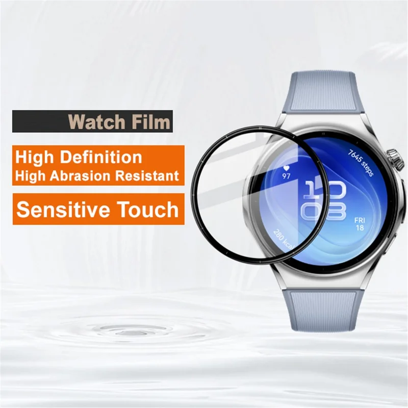 IMAK For Huawei Watch 6 46mm Screen Protector Anti Scratch PMMA Watch Film - Scale Edges
