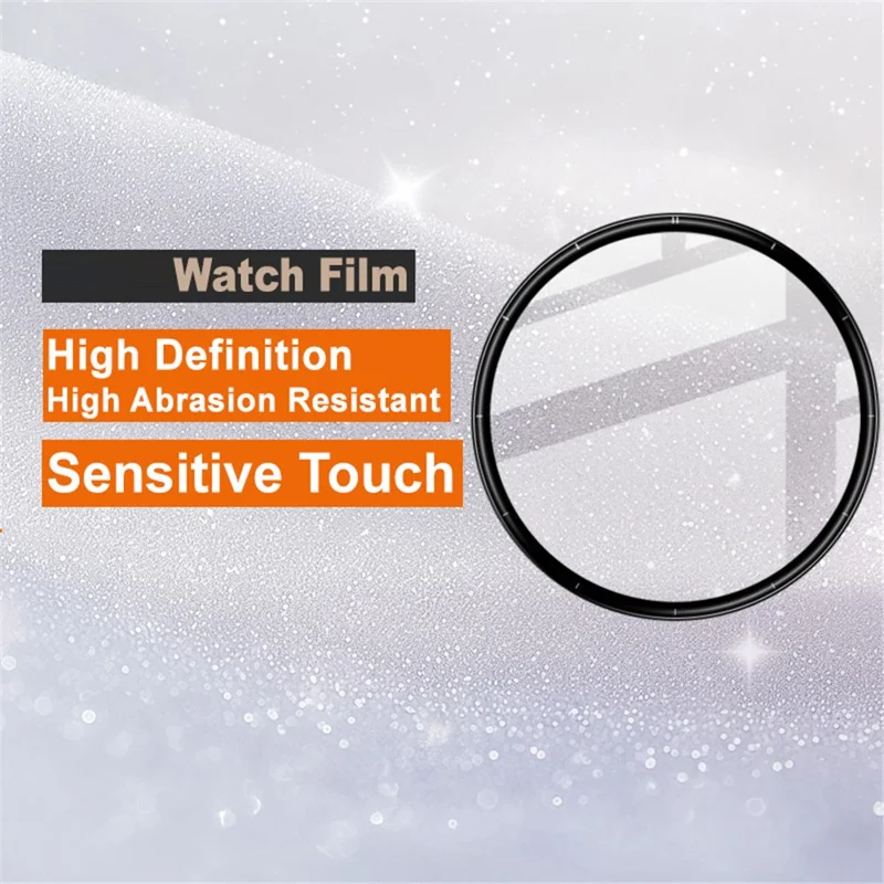 IMAK For Huawei Watch 6 46mm Screen Protector Anti Scratch PMMA Watch Film - Scale Edges