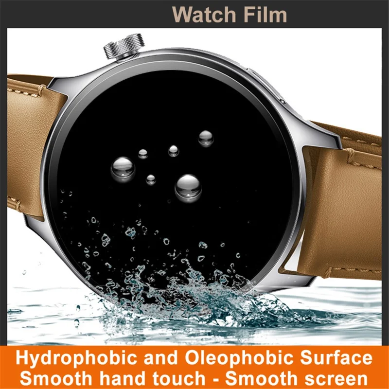 IMAK For Huawei Watch 6 46mm Screen Protector Anti Scratch PMMA Watch Film - Scale Edges