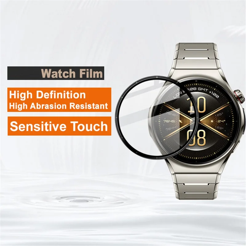 IMAK For Huawei Watch 6 Pro 46mm Screen Protector Anti Scratch PMMA Watch Film - Scale Edges