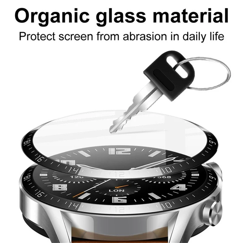 IMAK Wear-Resistant Organic Glass Sensitive Touch Watch Screen Protector Film for Huawei Watch GT 2 Pro Sport/Classic/ECG