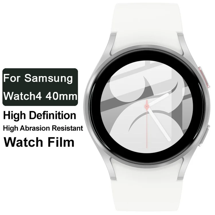 Film de protection d'écran en verre organique clair IMAK Bubble-Free HD pour Samsung Galaxy Watch4 40mm