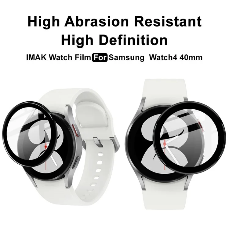 IMAK Film de Protecteur de Protection de Montre de Montre Organique en Verre Organique Sans Bulles Pour Samsung Galaxy Watch4 40 mm