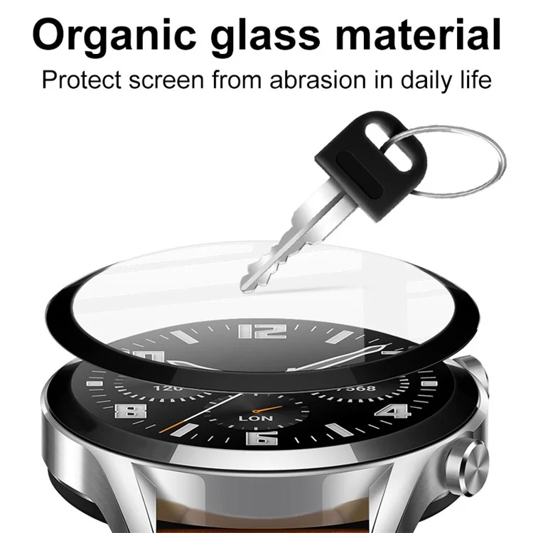 IMAK Film de Protecteur de Protection de Montre de Montre Organique en Verre Organique Sans Bulles Pour Samsung Galaxy Watch4 40 mm