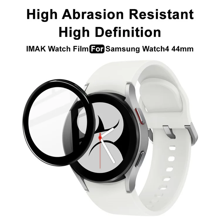 Imak Black-Edge Anti-Abrasion Delicado Touch Sensando PMMA Watch Pantalla Protector Para Samsung Galaxy Watch4 44mm