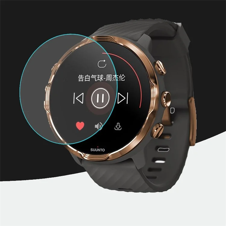 43mm Anti-Explosion Scratch Resistant Soft Flexible TPU Screen Protector for Suunto 7