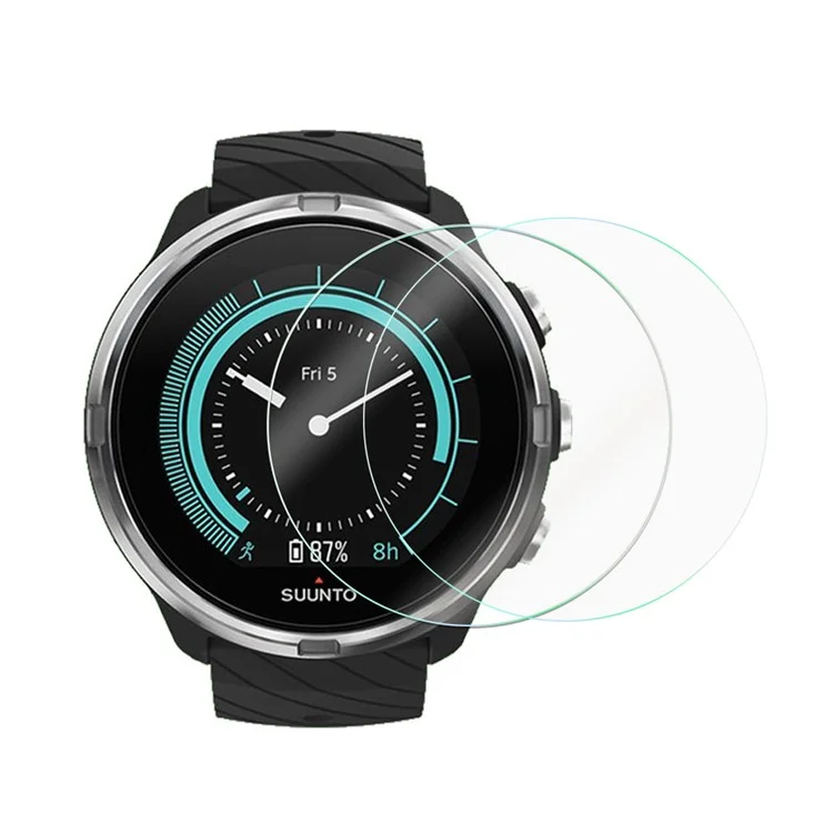 2Pcs/Set Anti-scratch Full Coverage Transparent Tempered Glass Screen Protector for Suunto 9 Baro