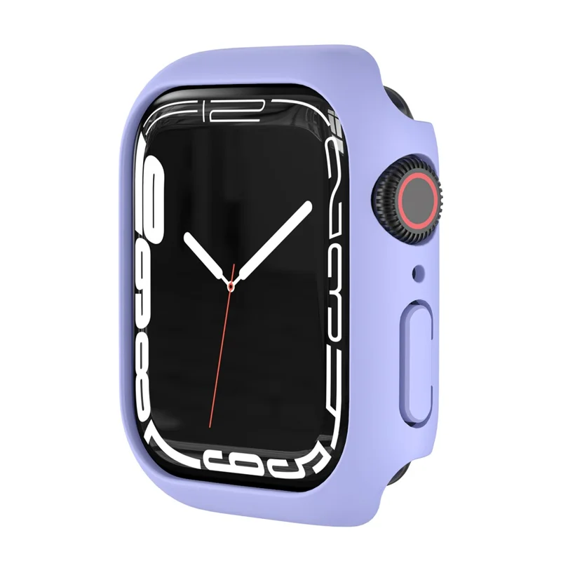 Hard PC Smart Watch Case Frame Protector for Apple Watch Series 9 / 8 / 7 41mm - Pink / Purple
