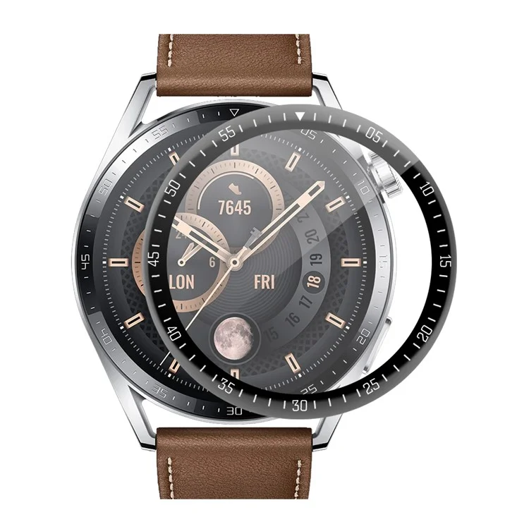 ENKAY HAT PRINCE 3D Curved Full Screen Soft PC Edge + PMMA Scratch Resistant HD Clear Screen Protector per Huawei Watch GT 3 46mm