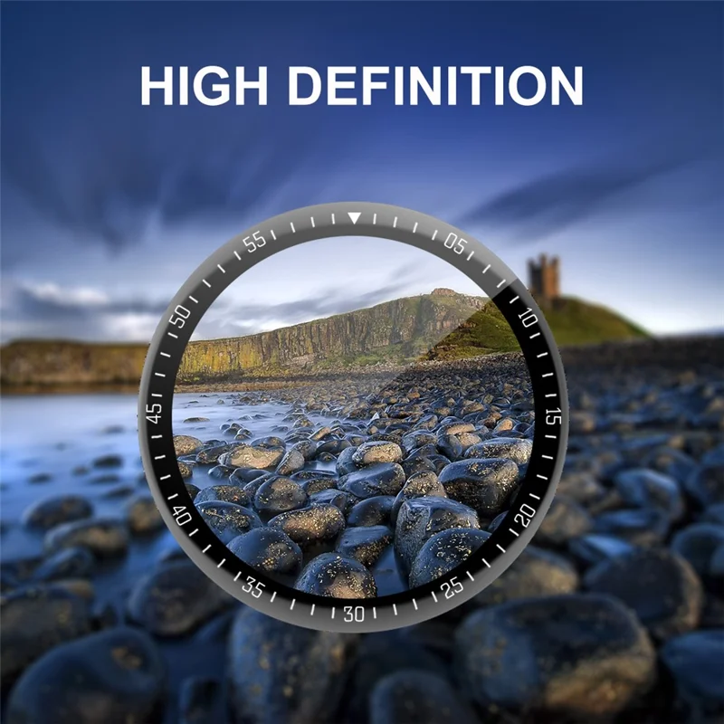 ENKAY HAT PRINCE 2Pcs/Set Full Coverage 3D Curved Soft PC Edge + PMMA HD Clarity Screen Protector Film for Huawei Watch GT 3 46mm