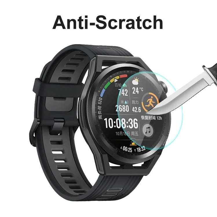 Enkay Hat Prince 2pcs/pacote 0,2mm HD Transparente 9h Dinuidade 2,15d Arc Edge Scratch Resister Tempered Film Para Huawei Watch GT Runner 46mm