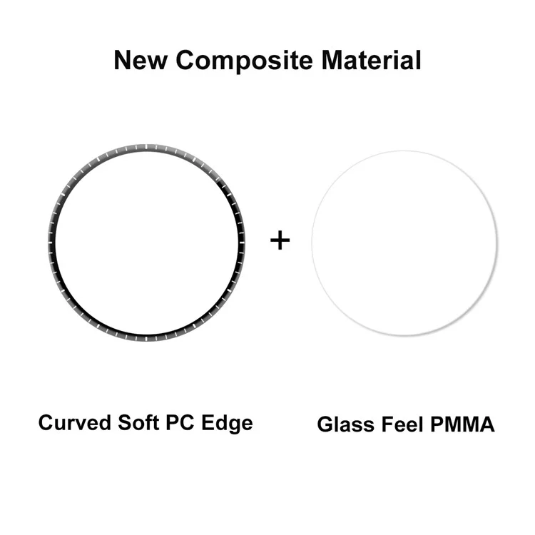 Enkay Hat Prince Tela Cheia 3D Curved Soft PC Edge + PMMA HD Protetor Film Para Huawei Watch GT Runner 46mm