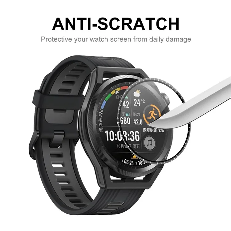 Enkay Hat Prince Tela Cheia 3D Curved Soft PC Edge + PMMA HD Protetor Film Para Huawei Watch GT Runner 46mm