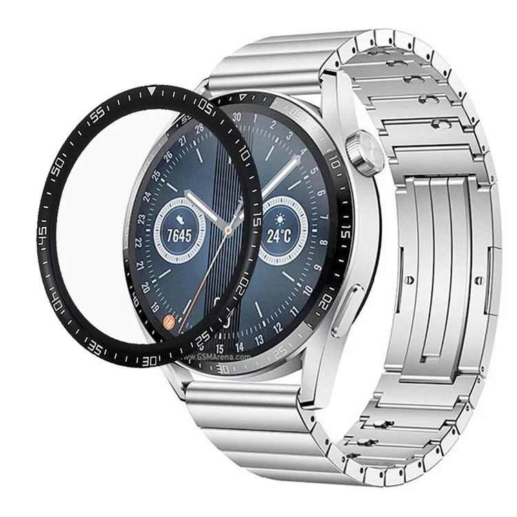Pellicola Proteggi Schermo Anti-graffiatura A Copertura Intera Antigraffio (con Scala) Per Huawei Watch GT 3 46mm