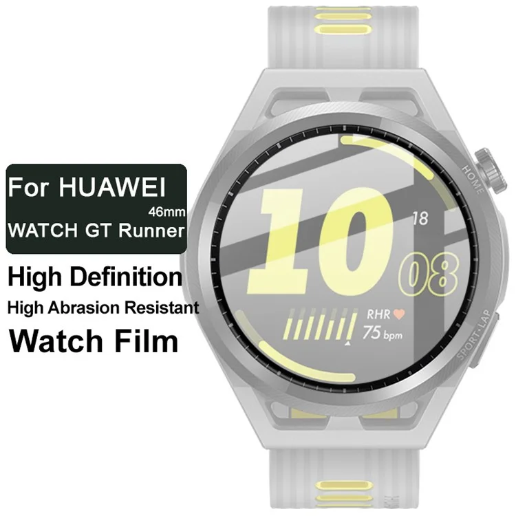 IMAK Protetor de tela PMMA orgânico resistente a arranhões HD para Huawei Watch GT Runner 46mm