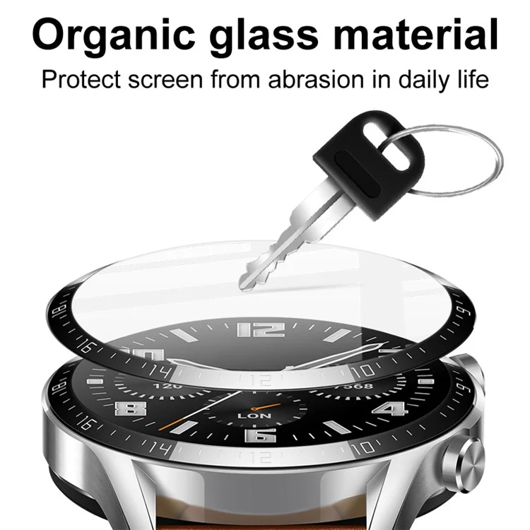 IMAK Protetor de tela PMMA orgânico resistente a arranhões HD para Huawei Watch GT Runner 46mm
