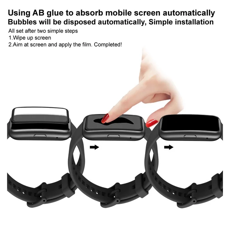 IMAK HD Anti-Scratch Bubble-Free PMMA Organic Glass Soft Screen Protector for Huawei Watch D