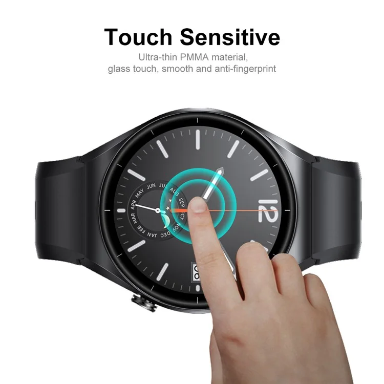 Enkay Hat Prince 2pcs / Set Pour Xiaomi Watch S1 Full Screen Sensitive Touch 3D Curbe Soft PC Edge + PMMA HD Protector Film