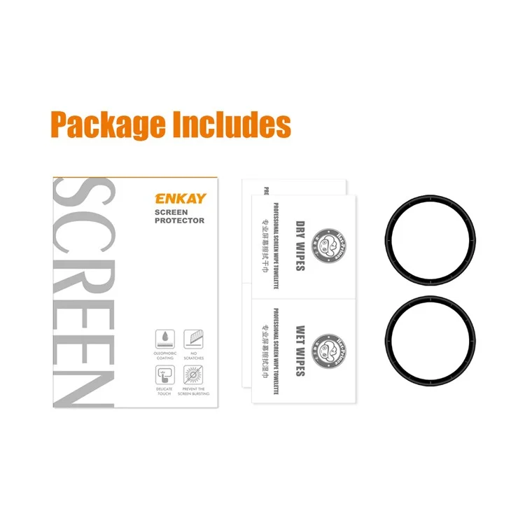 ENKAY HAT PRINCE 2Pcs/Set для Xiaomi Watch S1 Полностью чувствительный сенсорный экран 3D изогнутый мягкий край ПК + PMMA пленка HD-защитная пленка