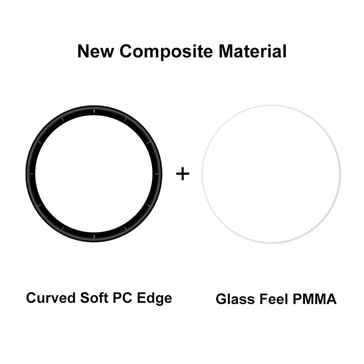 Enkay Hat Prince Pour Xiaomi Watch S1 Smoot Touch Full Screen 3D Curbe Soft PC Edge + PMMA HD Protector Film