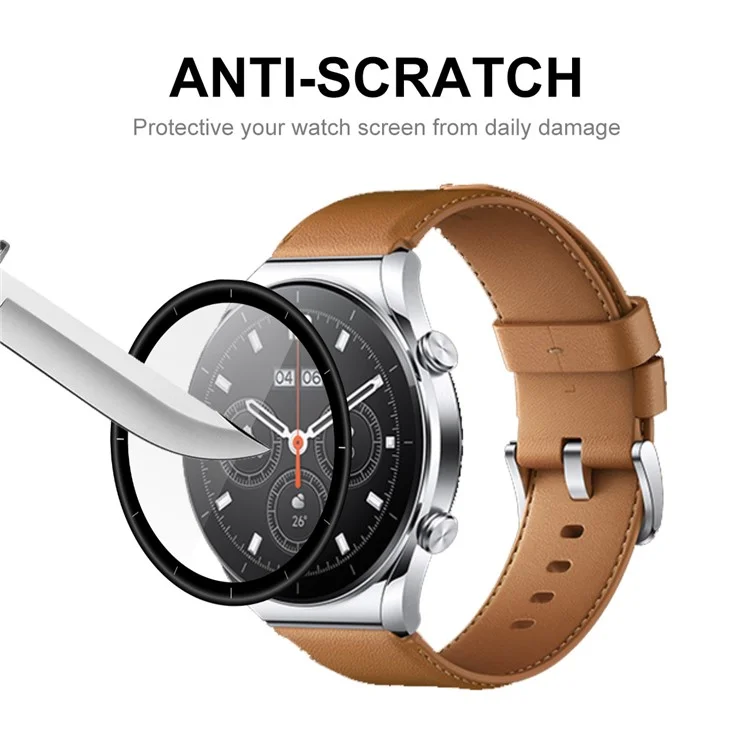 Enkay Hat Prince Pour Xiaomi Watch S1 Smoot Touch Full Screen 3D Curbe Soft PC Edge + PMMA HD Protector Film