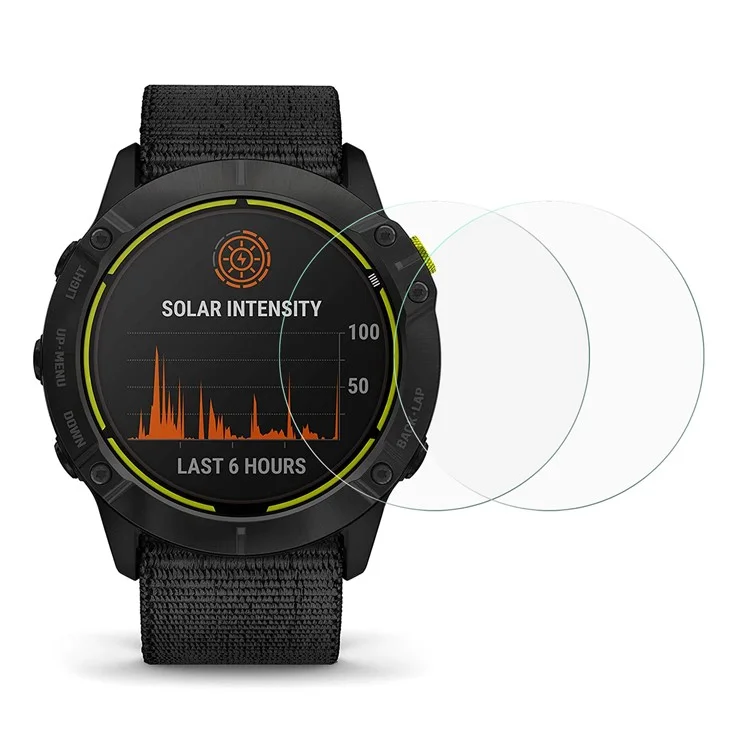 Pour Garmin Enduro 2PCS Arc Edge Smart Watch Screen Protector Shockproof Tempered Glass Watch Screen Film