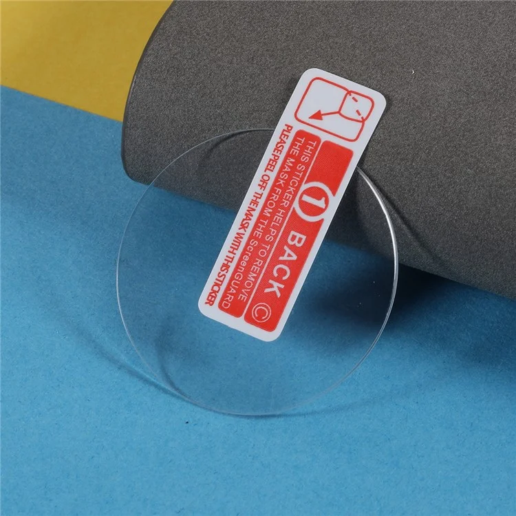 For vivo Watch 2 2Pcs Arc Edge High Transparency Explosion-proof Tempered Glass Protective Film Smart Watch Screen Protector