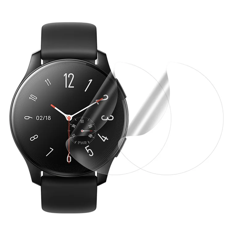 2pcs Para Vivo Watch 2 Transparent TPU Screen Protector Protective Film Smart Watch Accessory