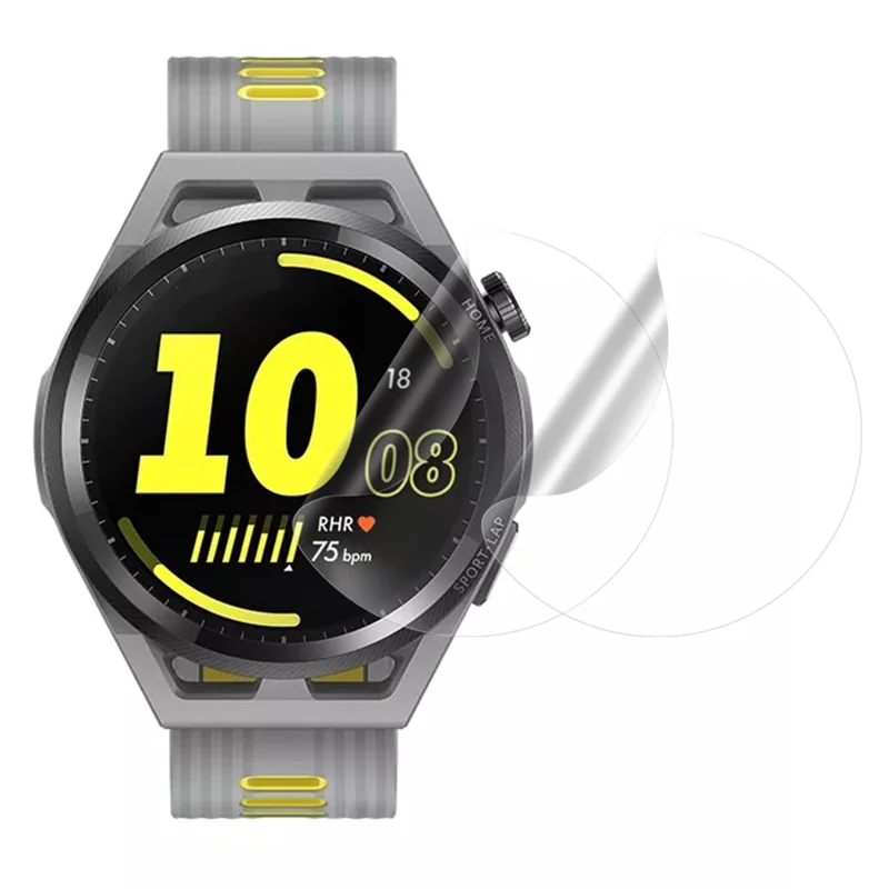 2Pcs For Huawei Watch GT Runner Scratch Proof Screen Protector Soft TPU Clear Protective Film Guard