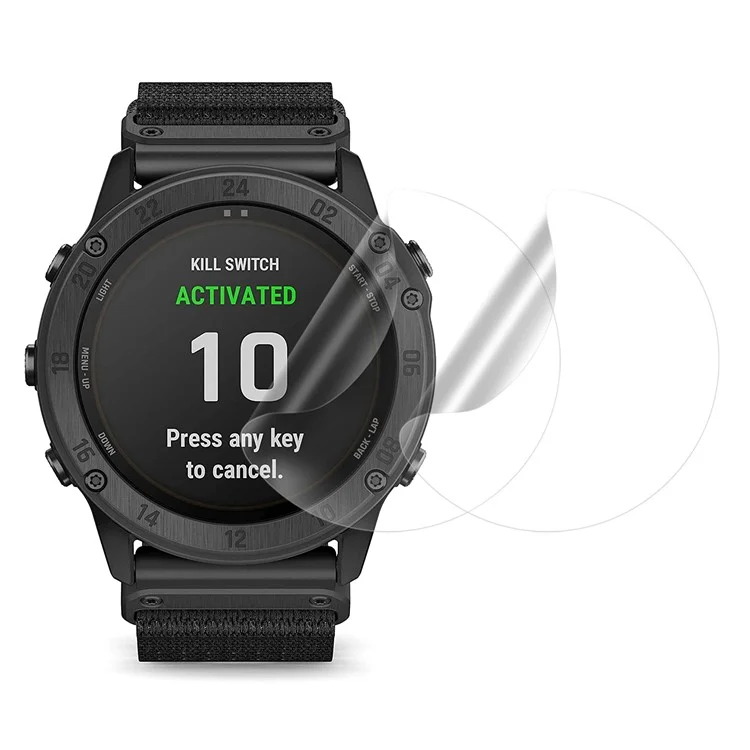 2pcs TPU Soft Smat Smart Watch Clear Protective Película Para Garmin Tactix Delta Solar Cover Guard Screen Protector